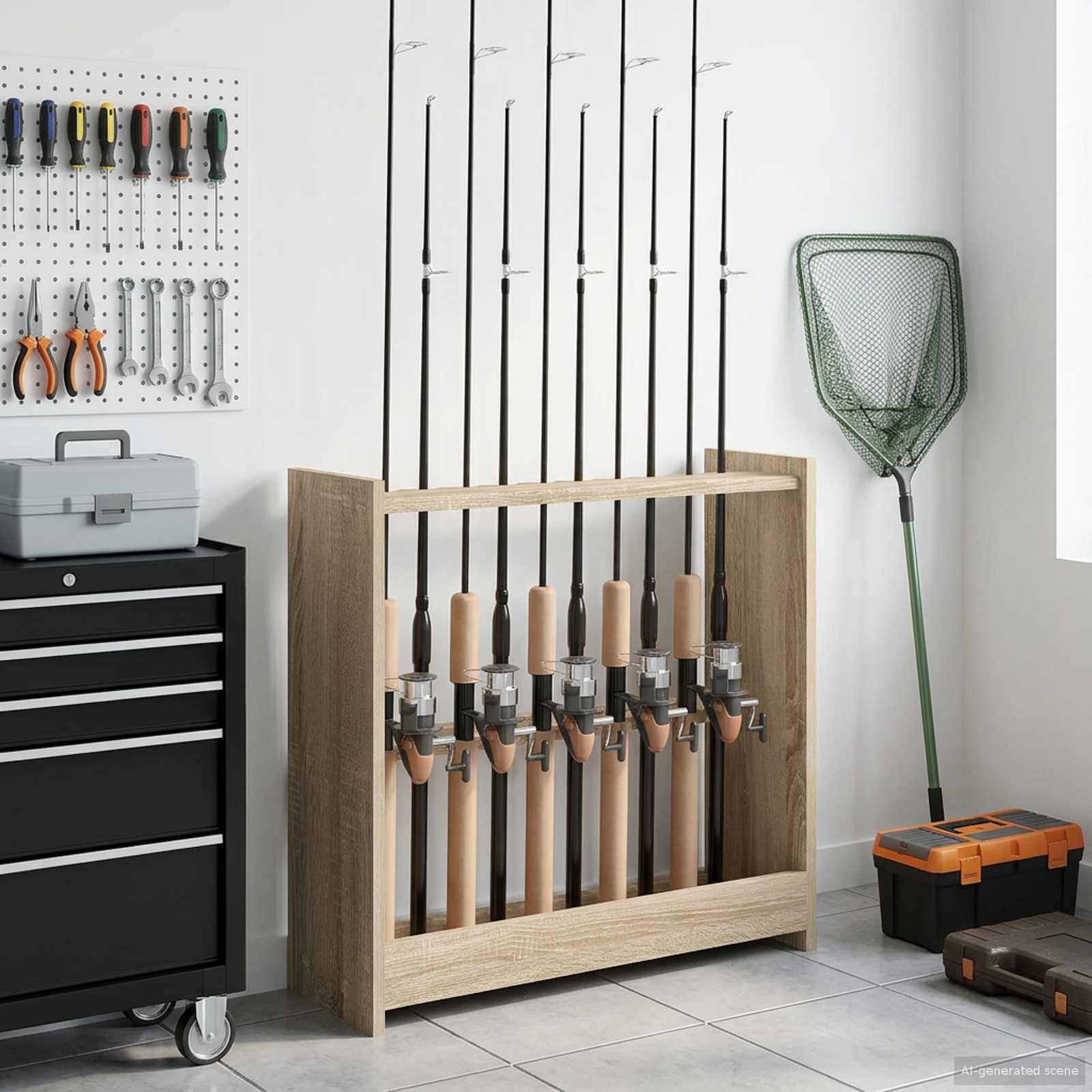 Supporto per stecche da biliardo Legno ingegnerizzato