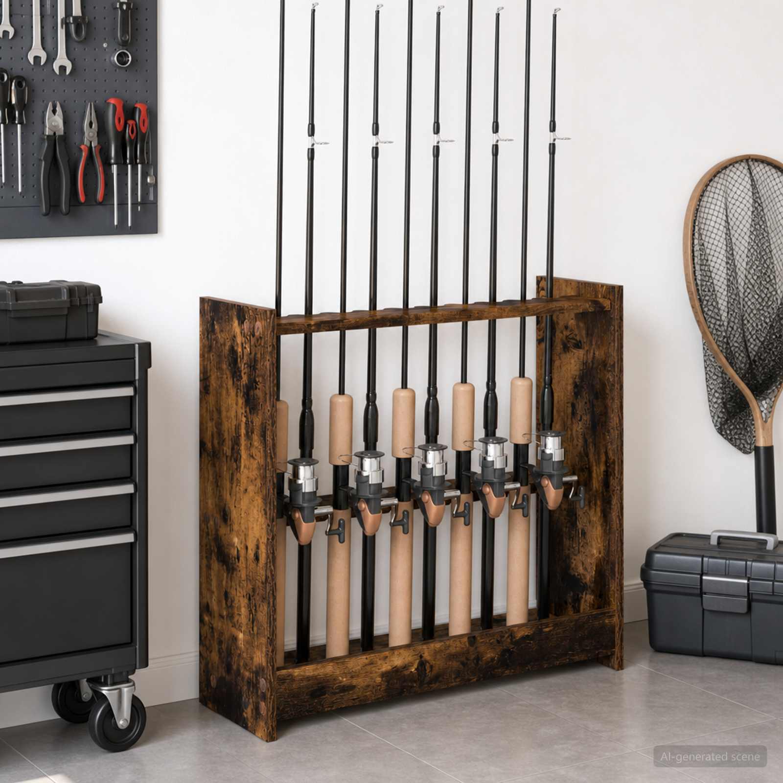 Supporto per stecche da biliardo Legno ingegnerizzato