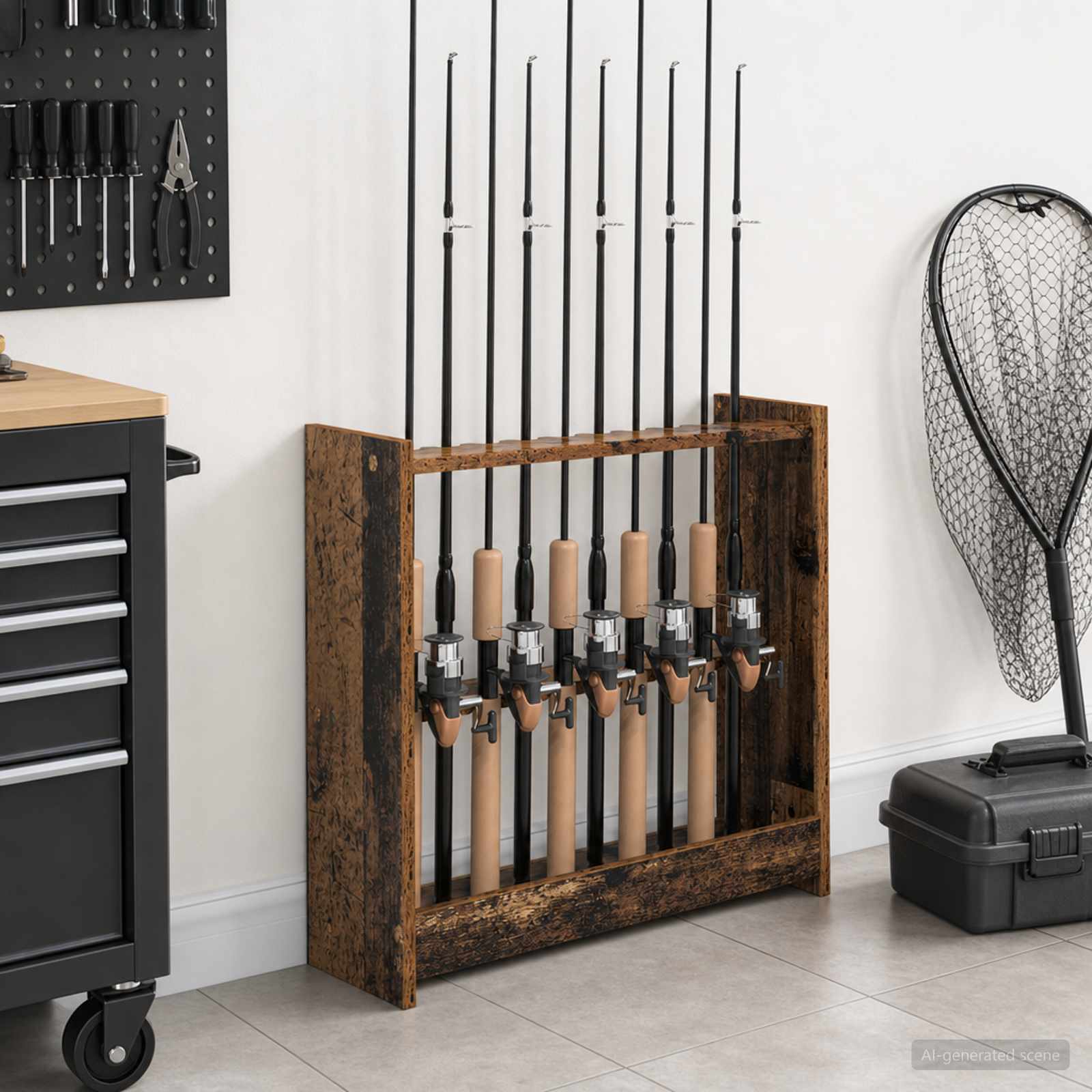 Supporto per stecche da biliardo Legno ingegnerizzato