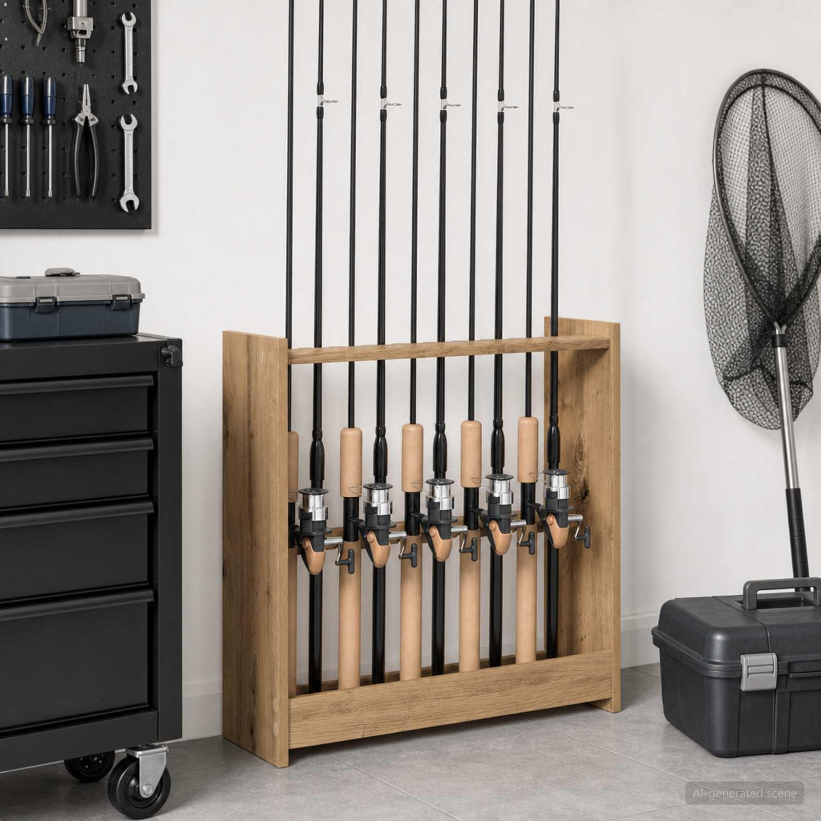 Supporto per stecche da biliardo Legno ingegnerizzato