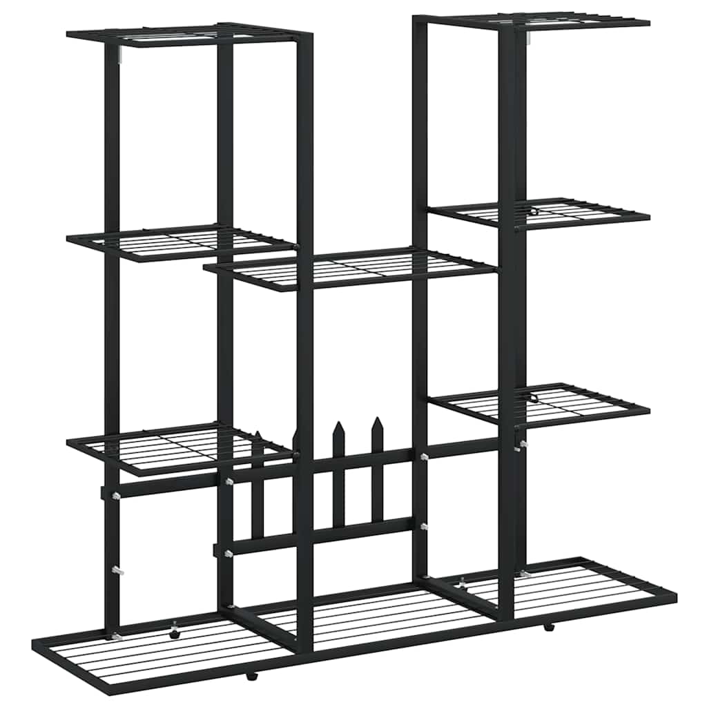 Portafiori 94,5x25x89 cm Ferro Nero