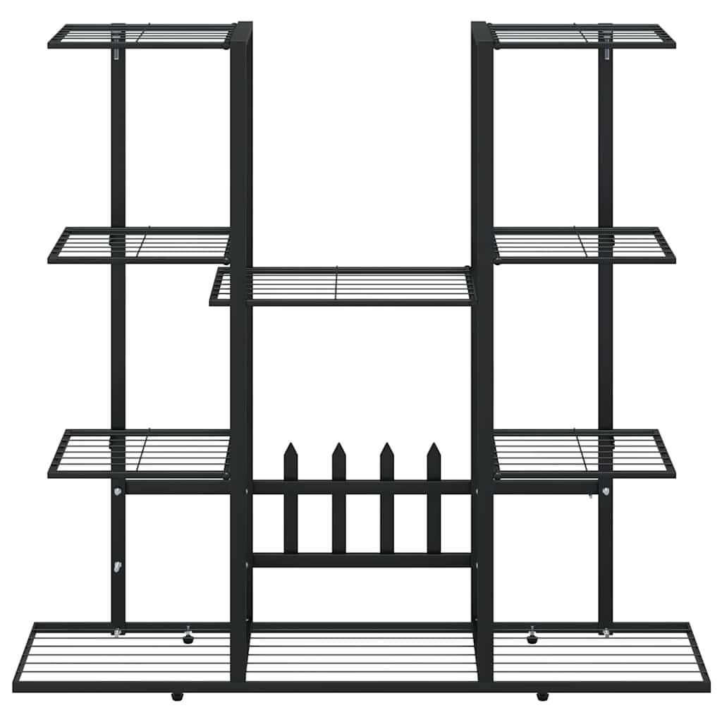 Portafiori 94,5x25x89 cm Ferro Nero