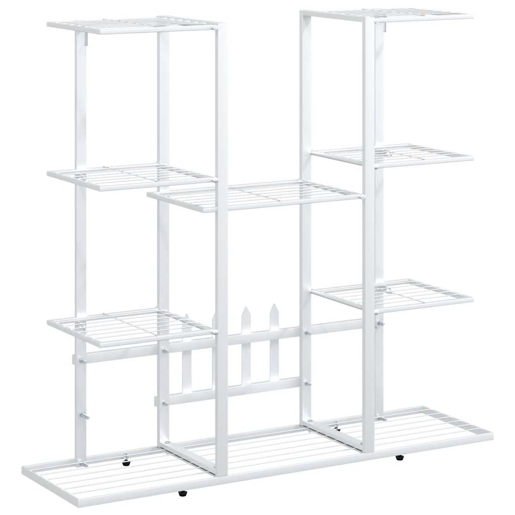 Portafiori 94,5x25x89 cm Ferro Bianco