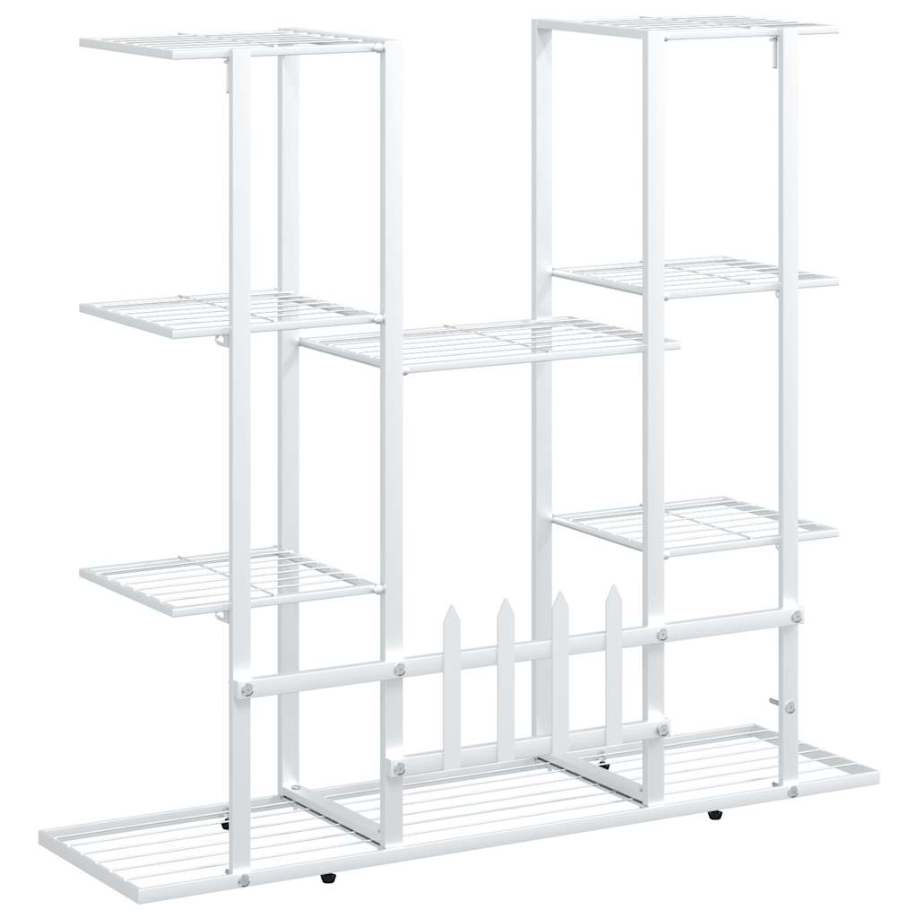 Portafiori 94,5x25x89 cm Ferro Bianco
