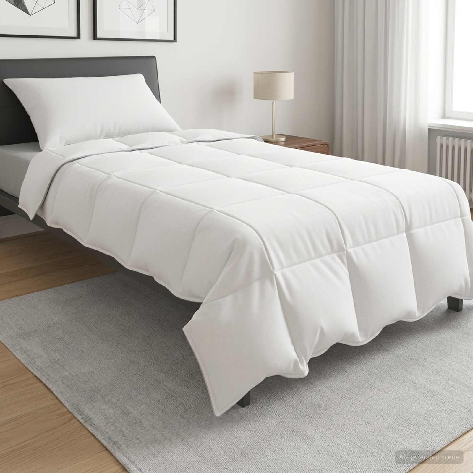 Set Piumone e Cuscino da Letto 2 pz 135 x 200 cm Estate 700 g/pc