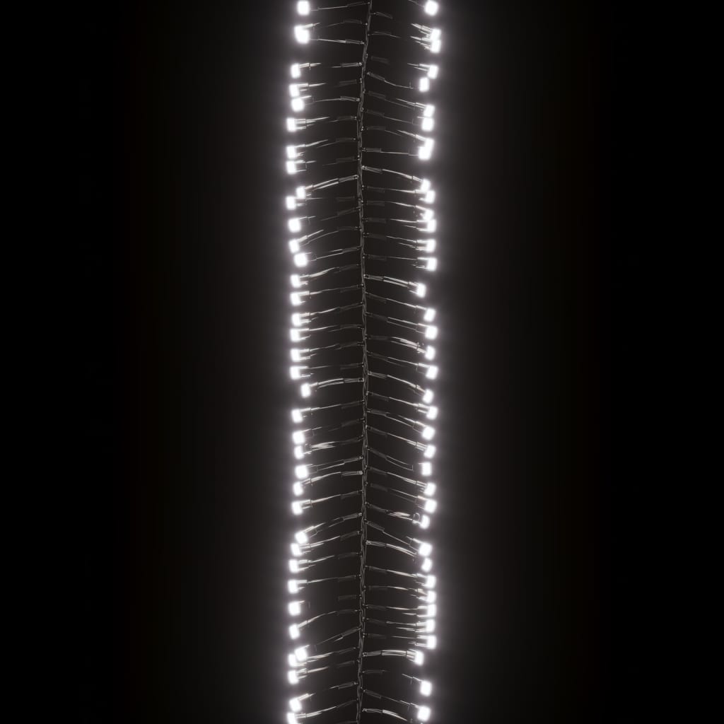 Stringa di Luce LED con 400 Luci LED Bianco Freddo in PVC