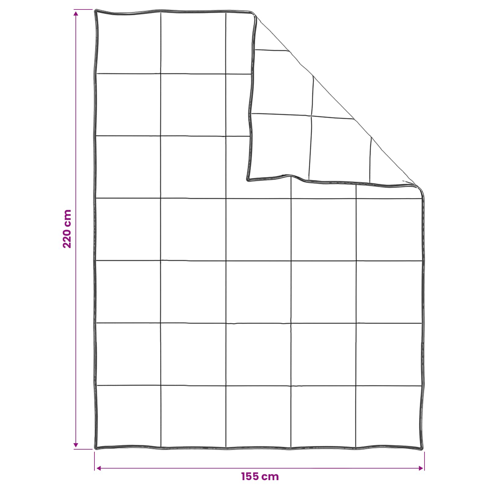 Set di Piumoni 2 pz 155 x 220 cm Estate 150 gsm Fibra di bambù