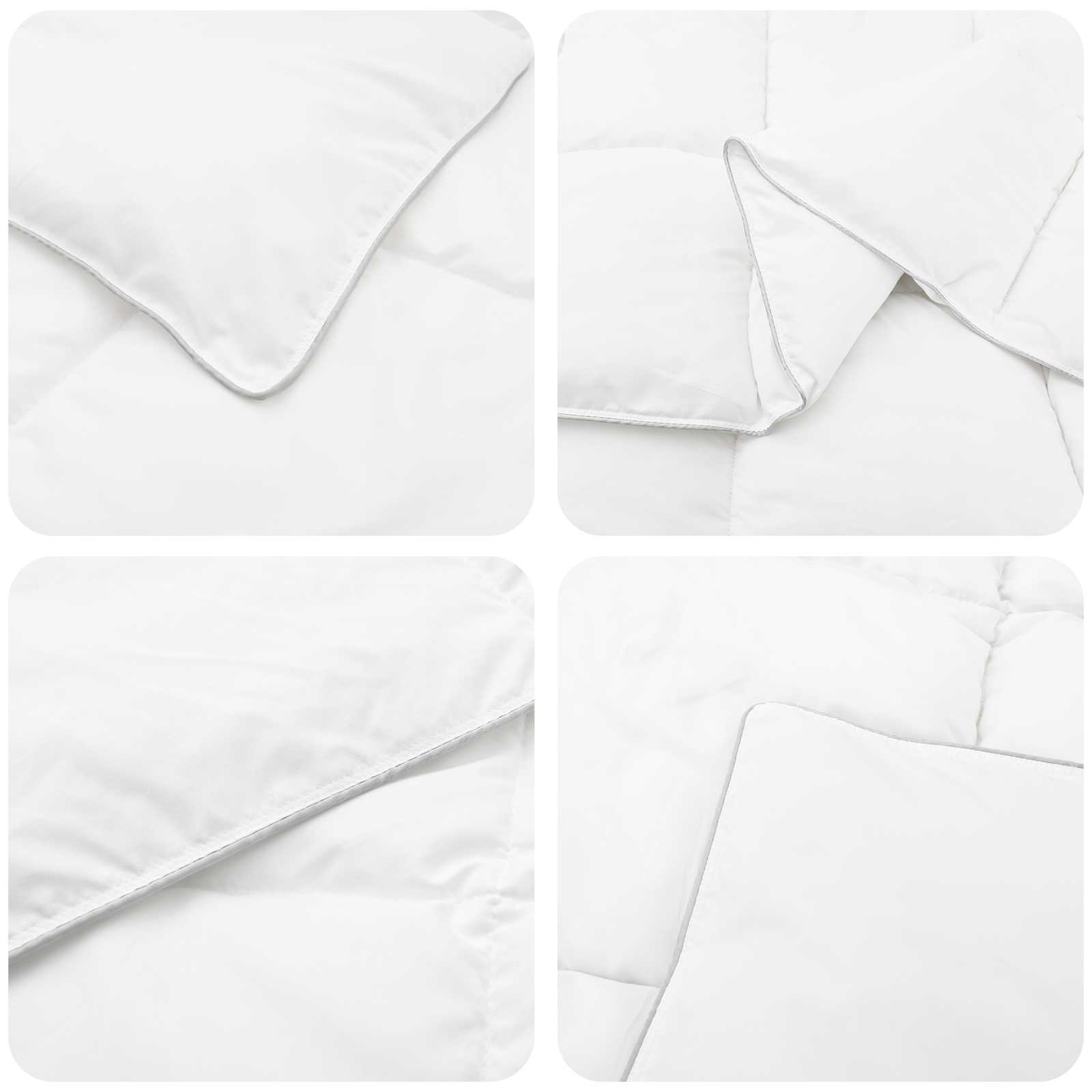 Set di Piumoni Bianco 135 x 220 cm Poliestere, Bamboo