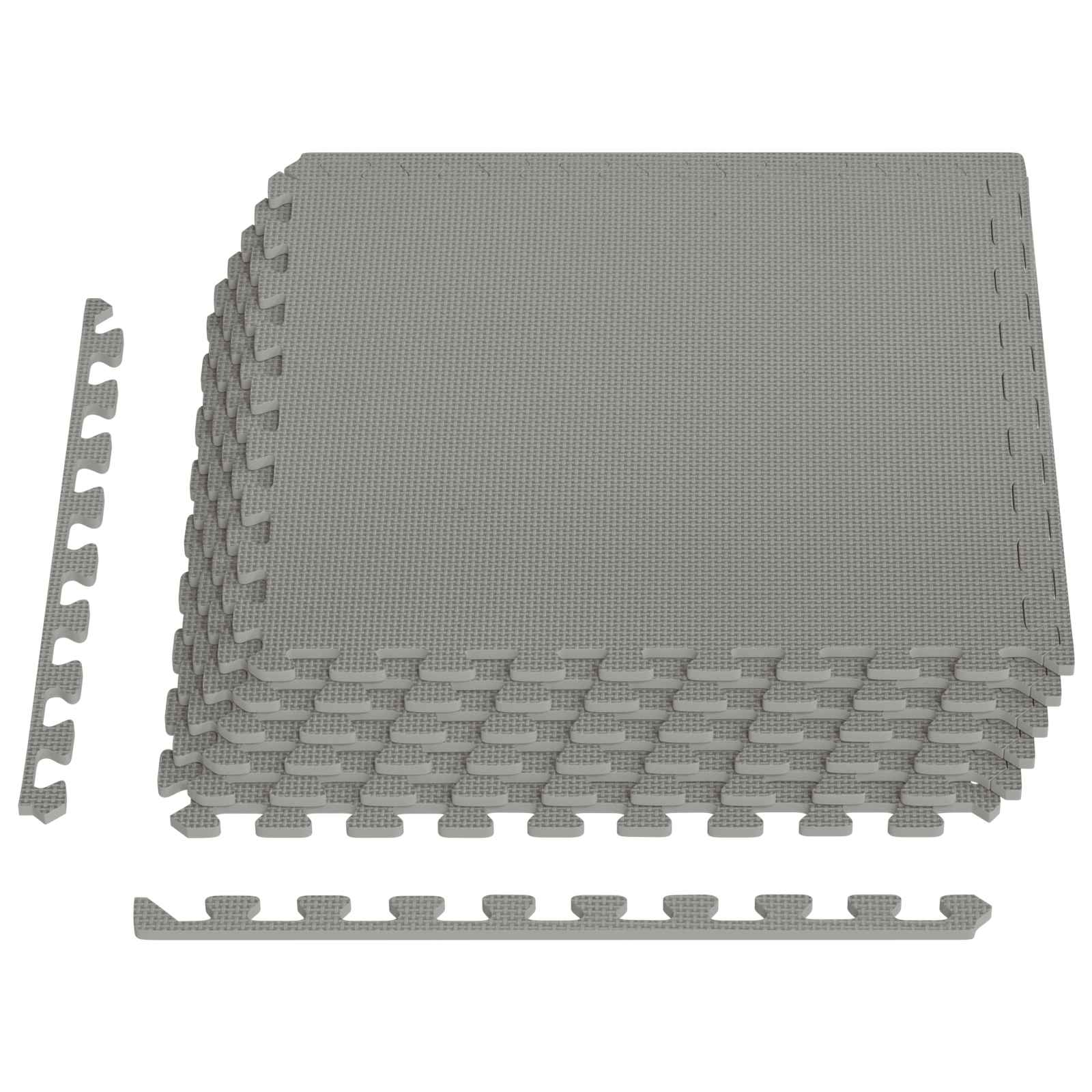 Tappetino per piscina 6 pz Grigio 2,16 m² Schiuma EVA