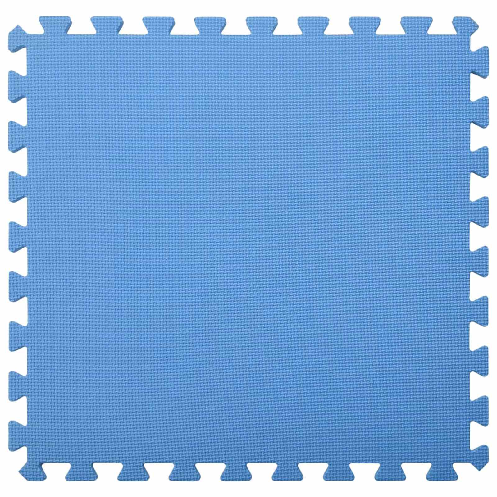 Tappetino per piscina 6 pz Blu 2,16 ㎡ Schiuma EVA
