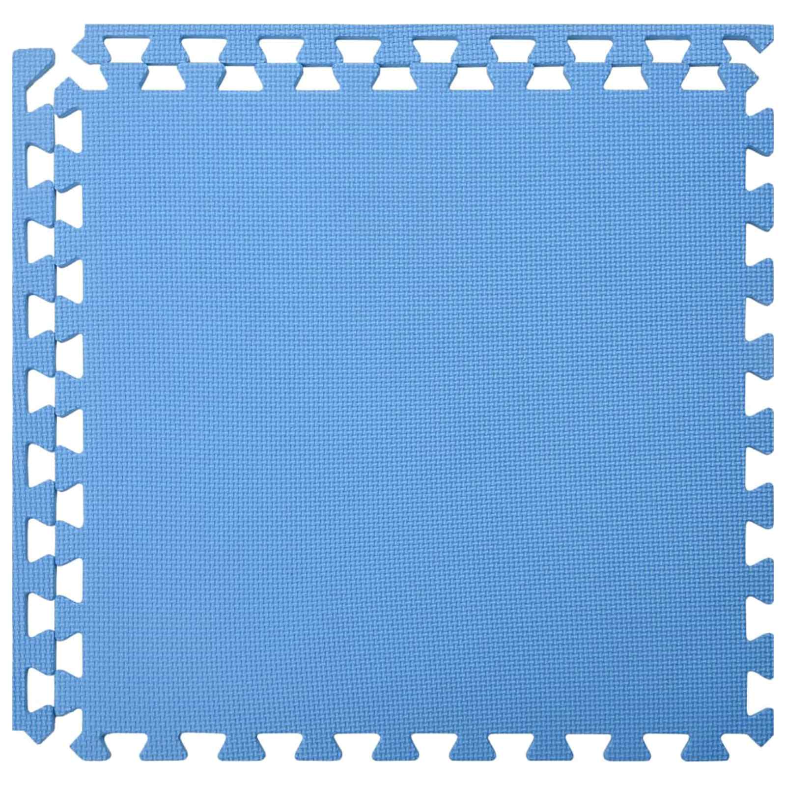 Tappetino per piscina 6 pz Blu 2,16 ㎡ Schiuma EVA
