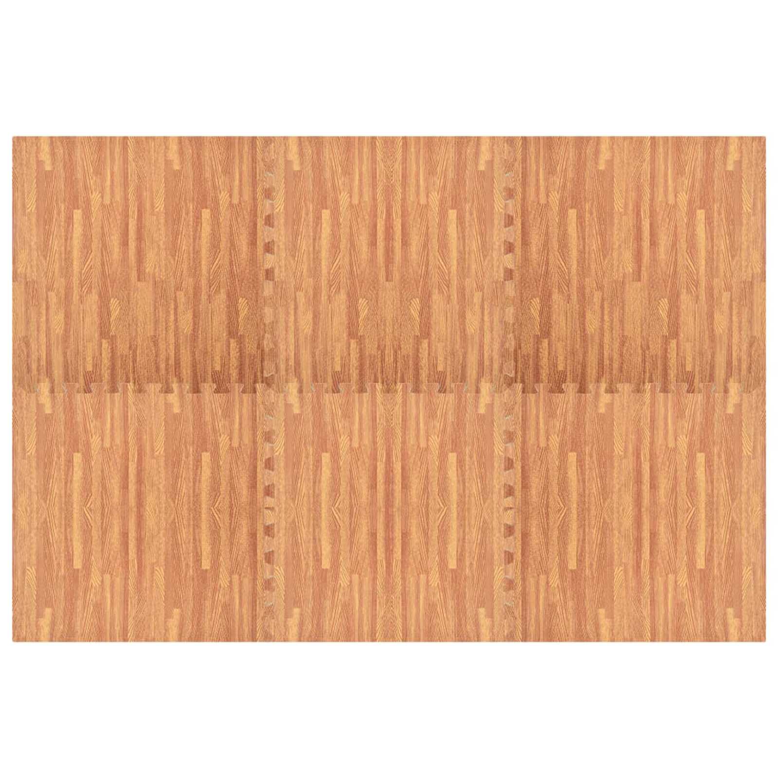 Tappetino per piscina 6 pz legno 4,32 ㎡ Schiuma EVA