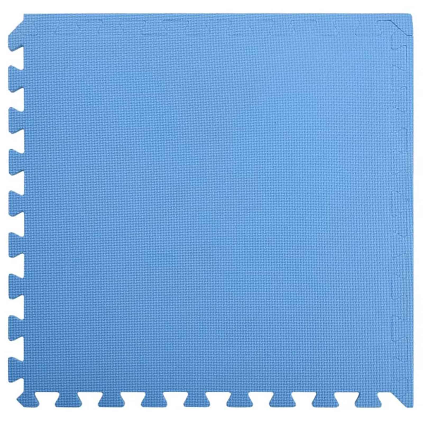 Tappetino per piscina 12 pz Blu 4,32 ㎡ Schiuma EVA