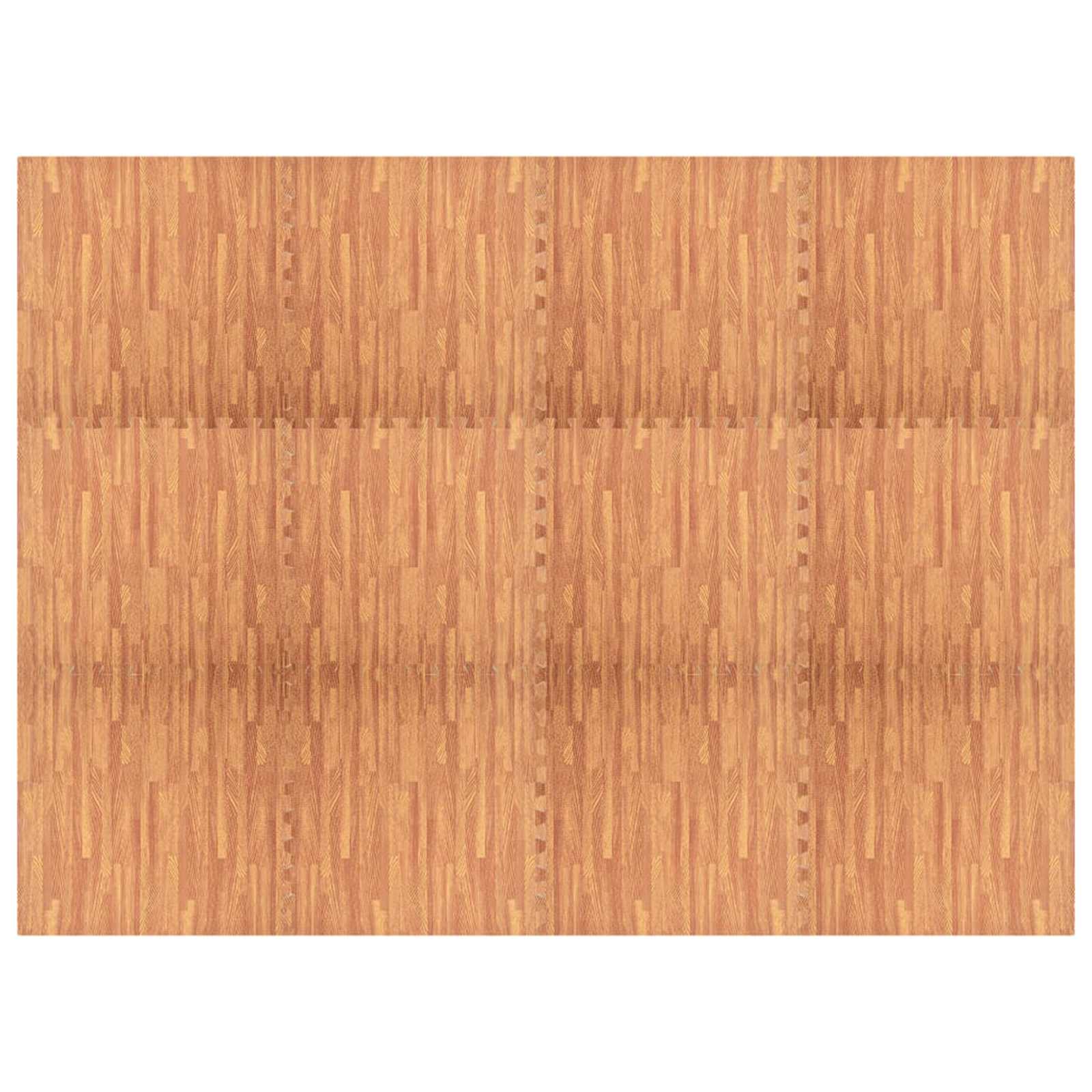 Tappetino per piscina 12 pz legno 4,32 ㎡ Schiuma EVA
