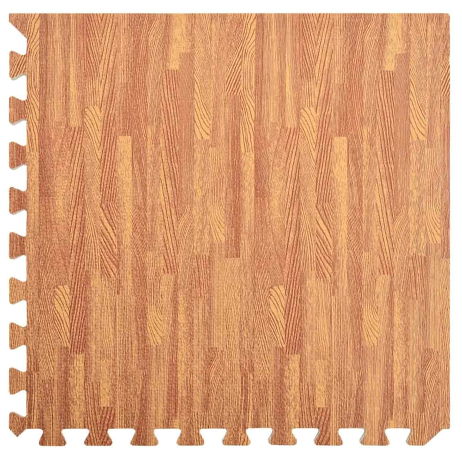 Tappetino per piscina 12 pz legno 4,32 ㎡ Schiuma EVA