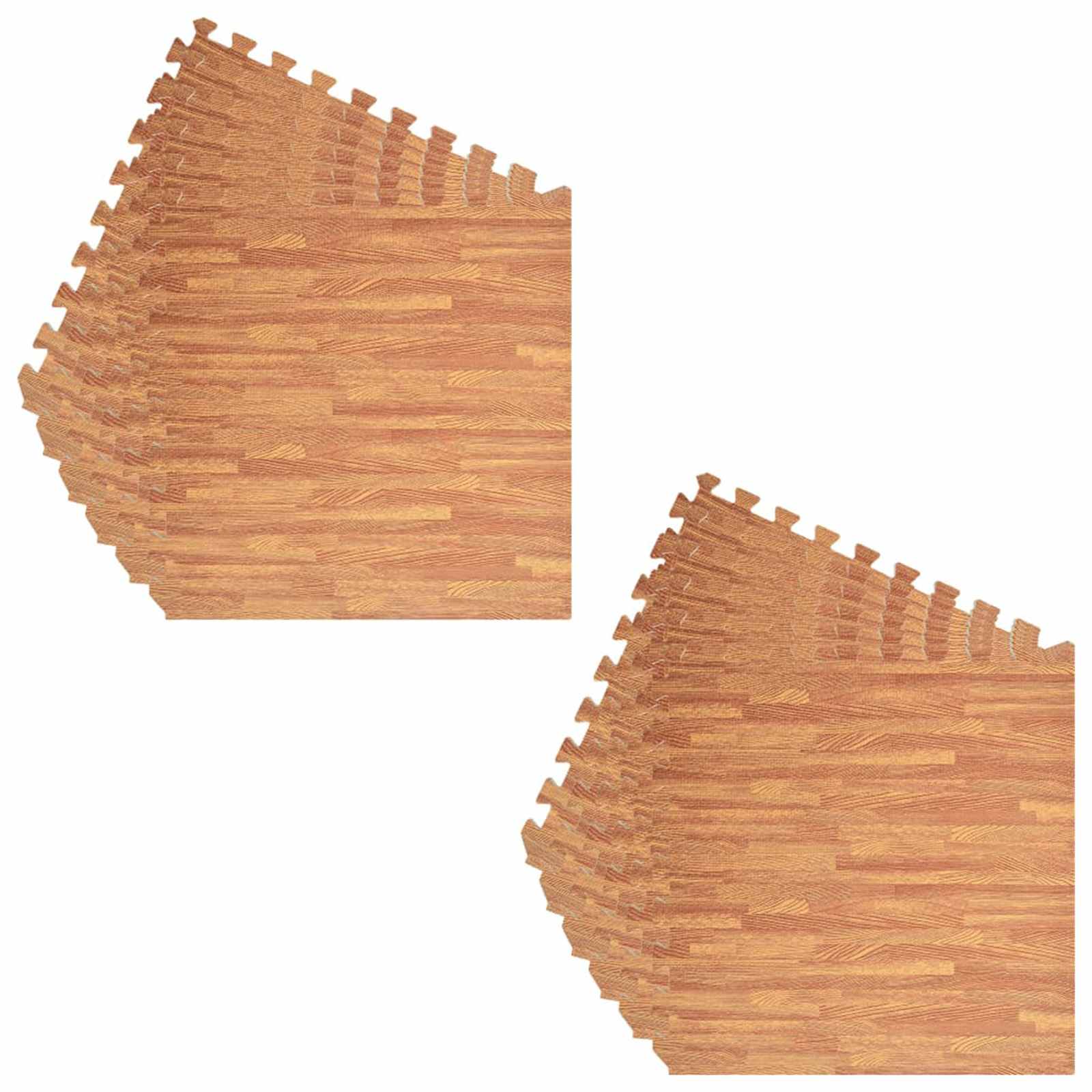 Tappetino per piscina 12 pz legno 4,32 ㎡ Schiuma EVA
