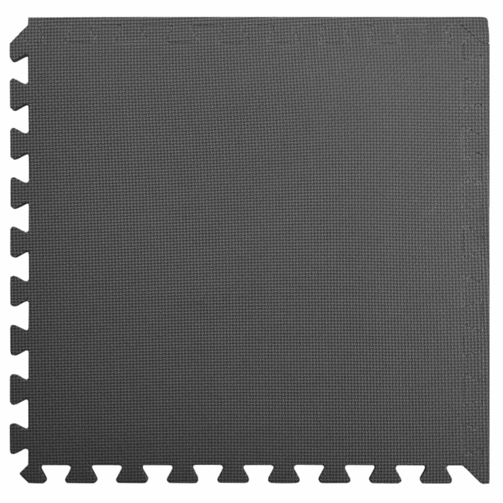 Tappetino per piscina 24 pz Nero 8,64 ㎡ Schiuma EVA