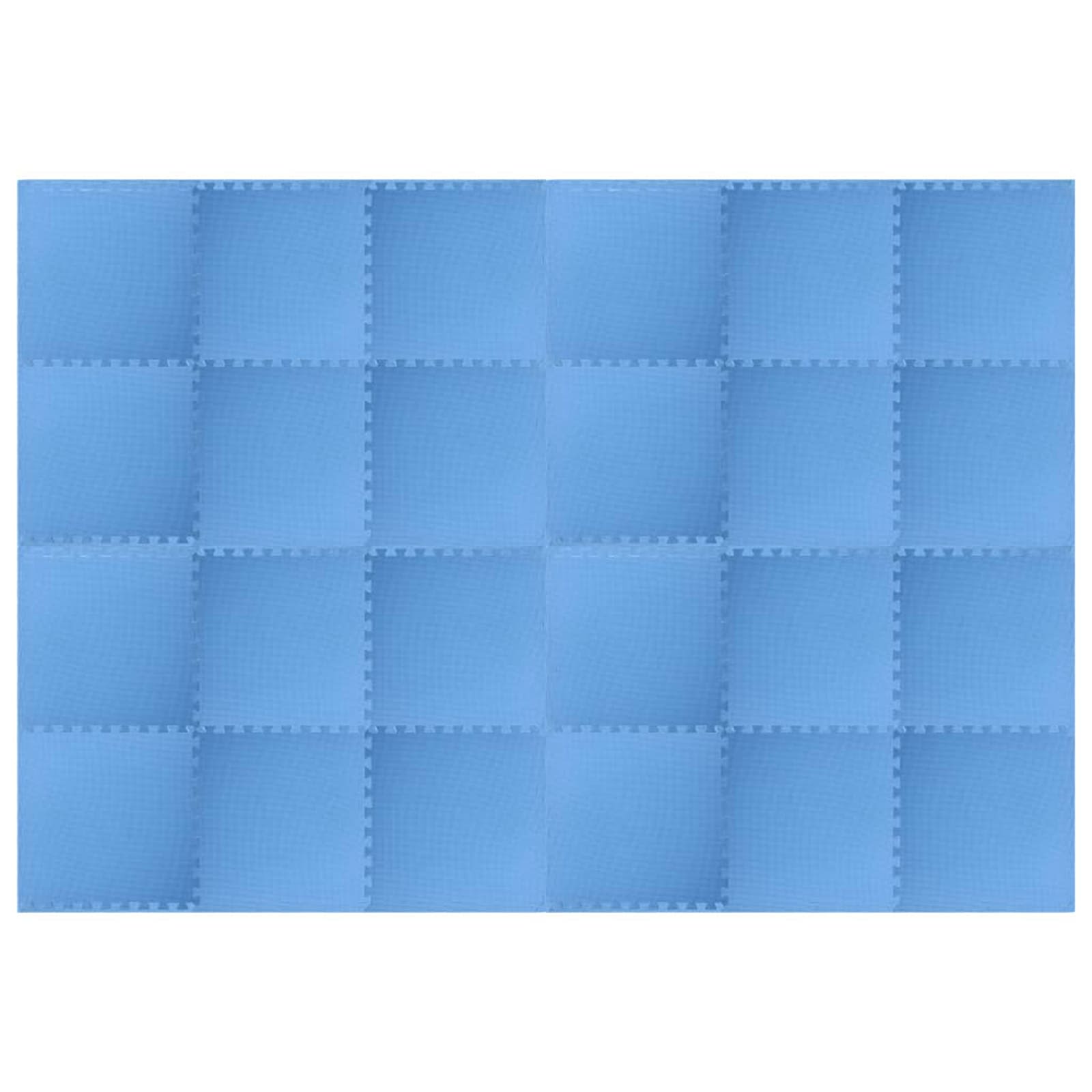 Tappetino per piscina 24 pz Blu 8,64 ㎡ Schiuma EVA