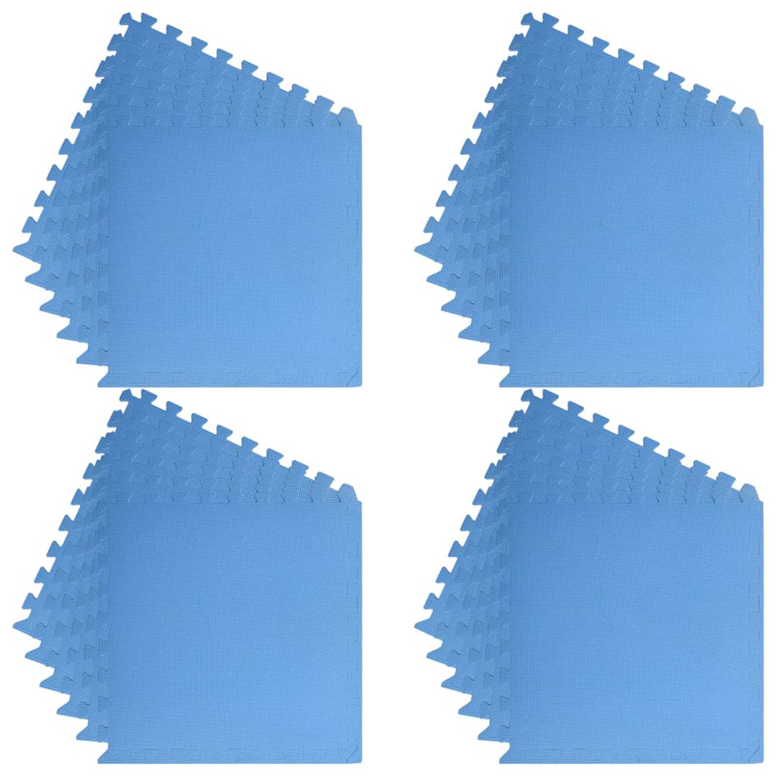 Tappetino per piscina 24 pz Blu 8,64 ㎡ Schiuma EVA