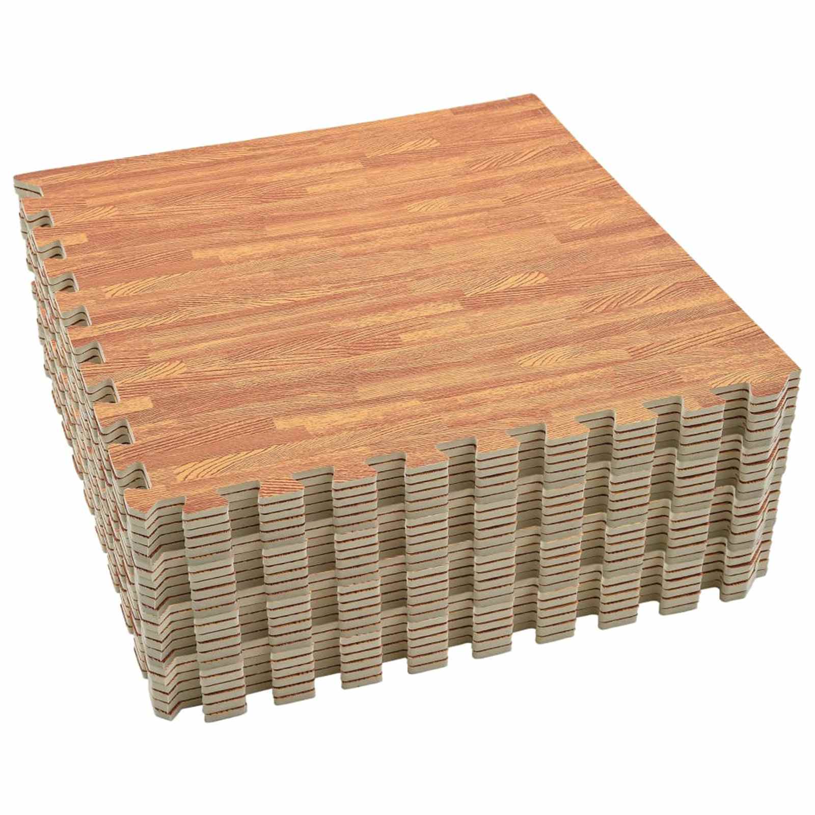Tappetino per piscina 24 pz legno 8,64 ㎡ Schiuma EVA