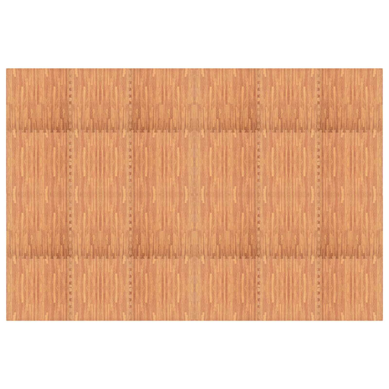 Tappetino per piscina 24 pz legno 8,64 ㎡ Schiuma EVA