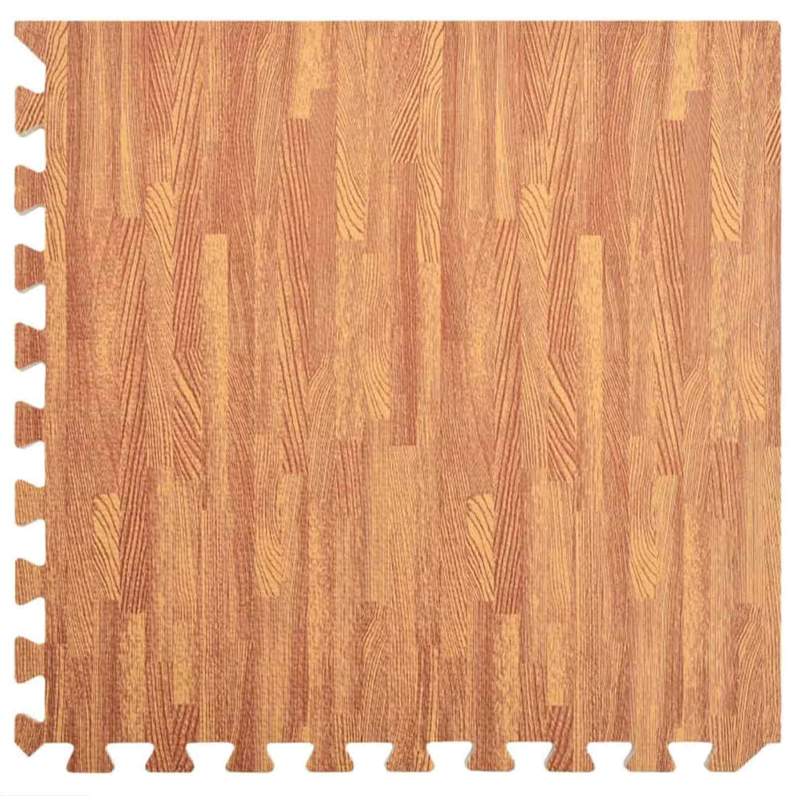 Tappetino per piscina 24 pz legno 8,64 ㎡ Schiuma EVA
