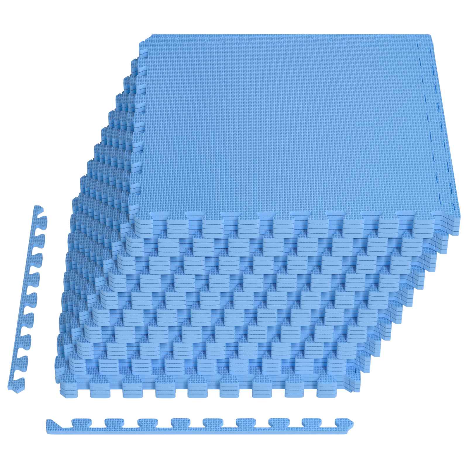 Tappetino per piscina 40 pz Blu 14,4 m² Schiuma EVA