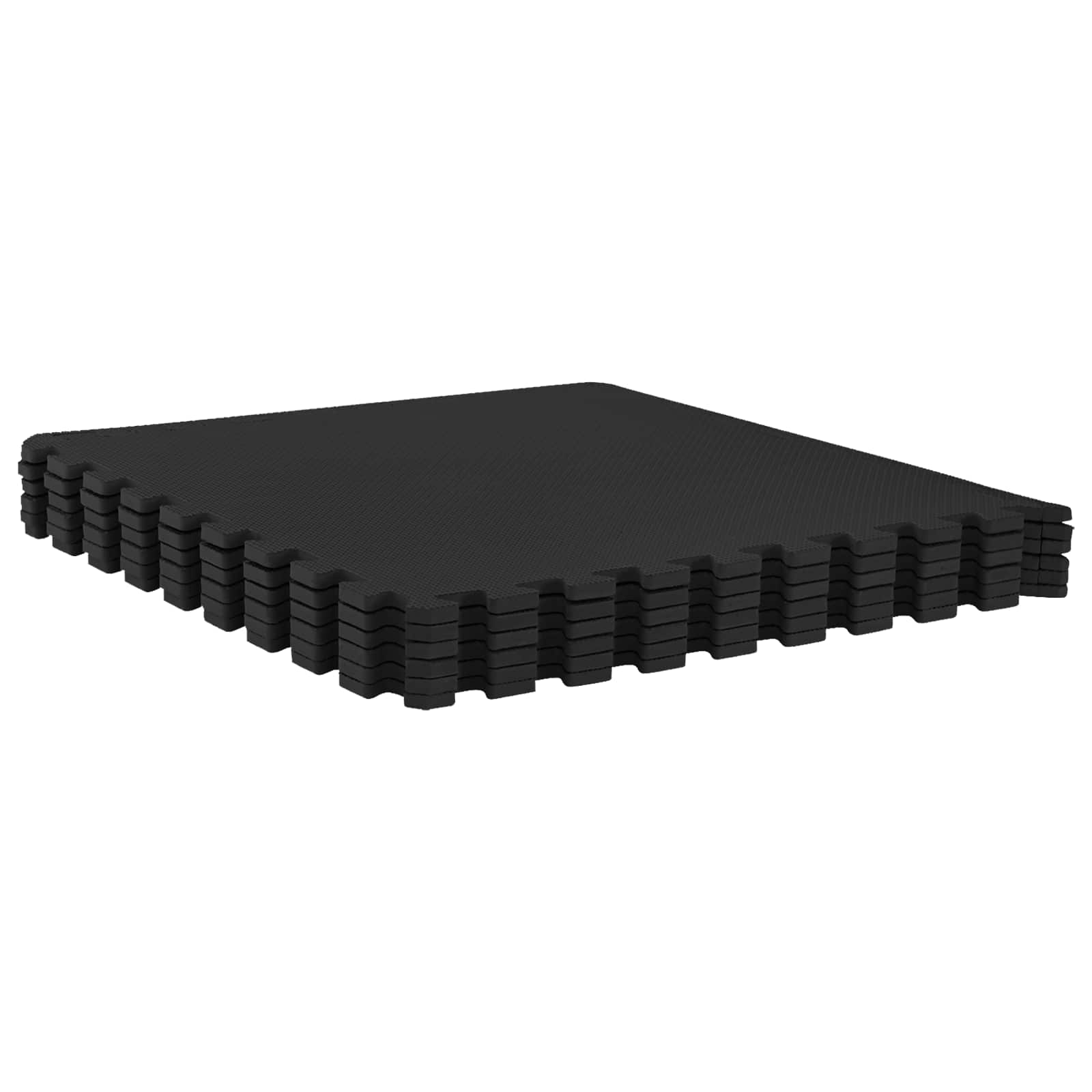 Tappetino per piscina 50 pz Nero 18 m² Schiuma EVA