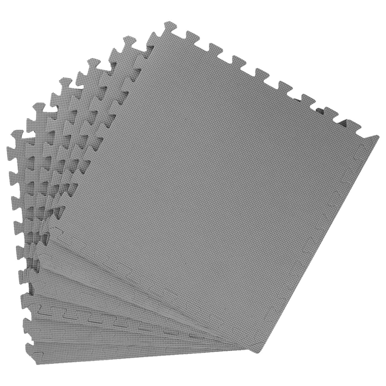 Tappetino per piscina 50 pz Grigio 18 m² Schiuma EVA
