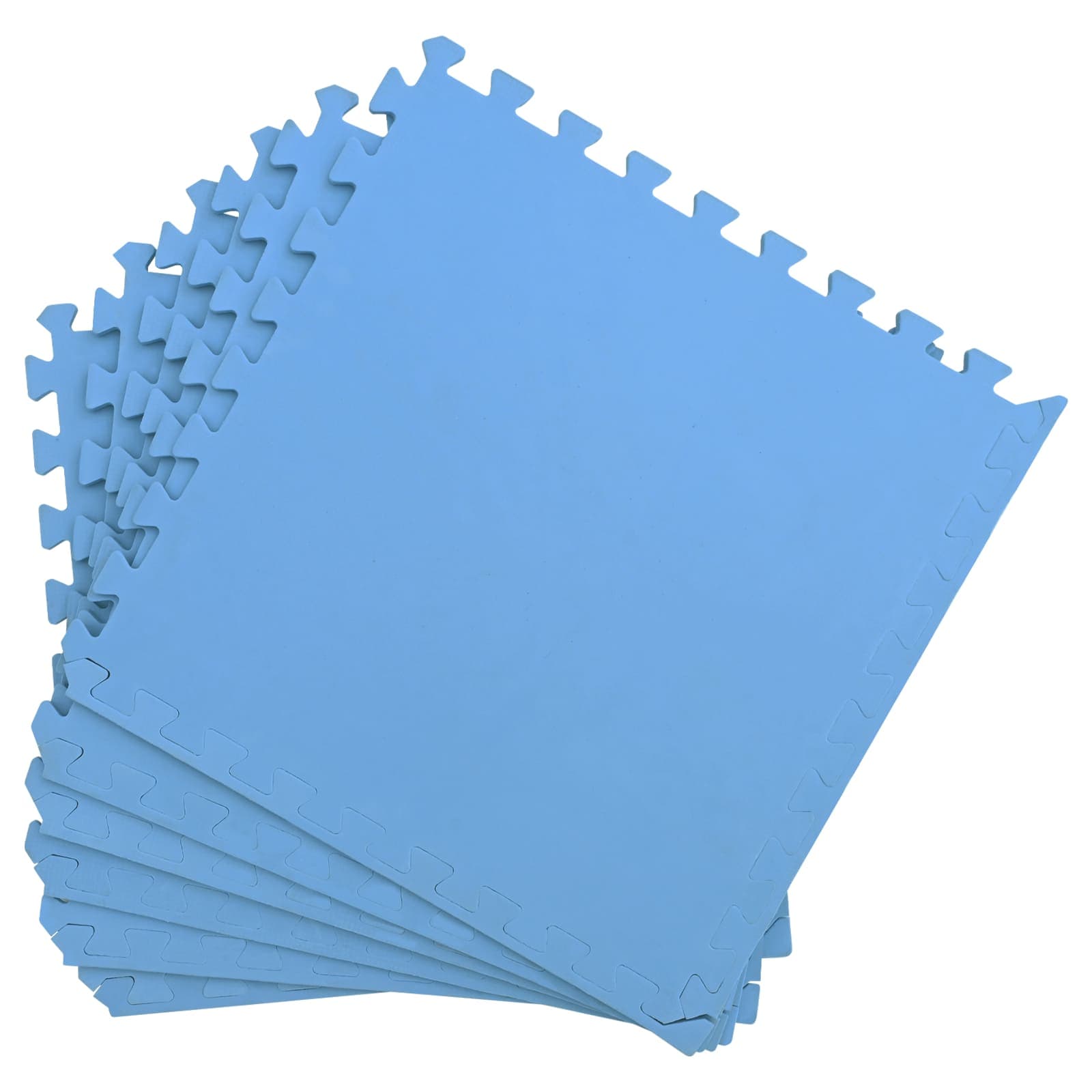 Tappetino per piscina 40 pz Blu 14,4 m² Schiuma EVA