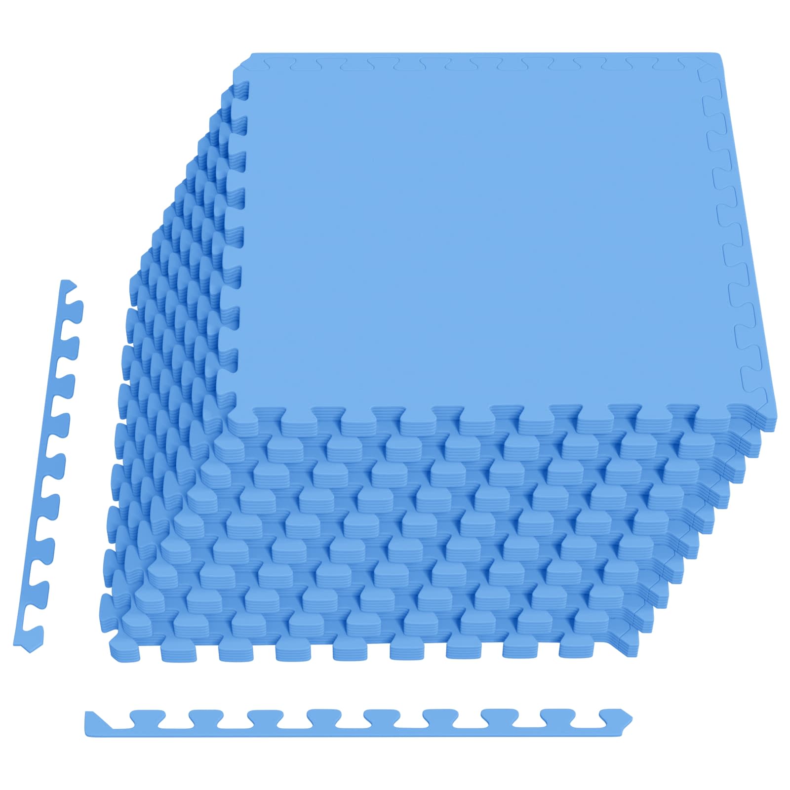 Tappetino per piscina 50 pz Blu 18 m² Schiuma EVA