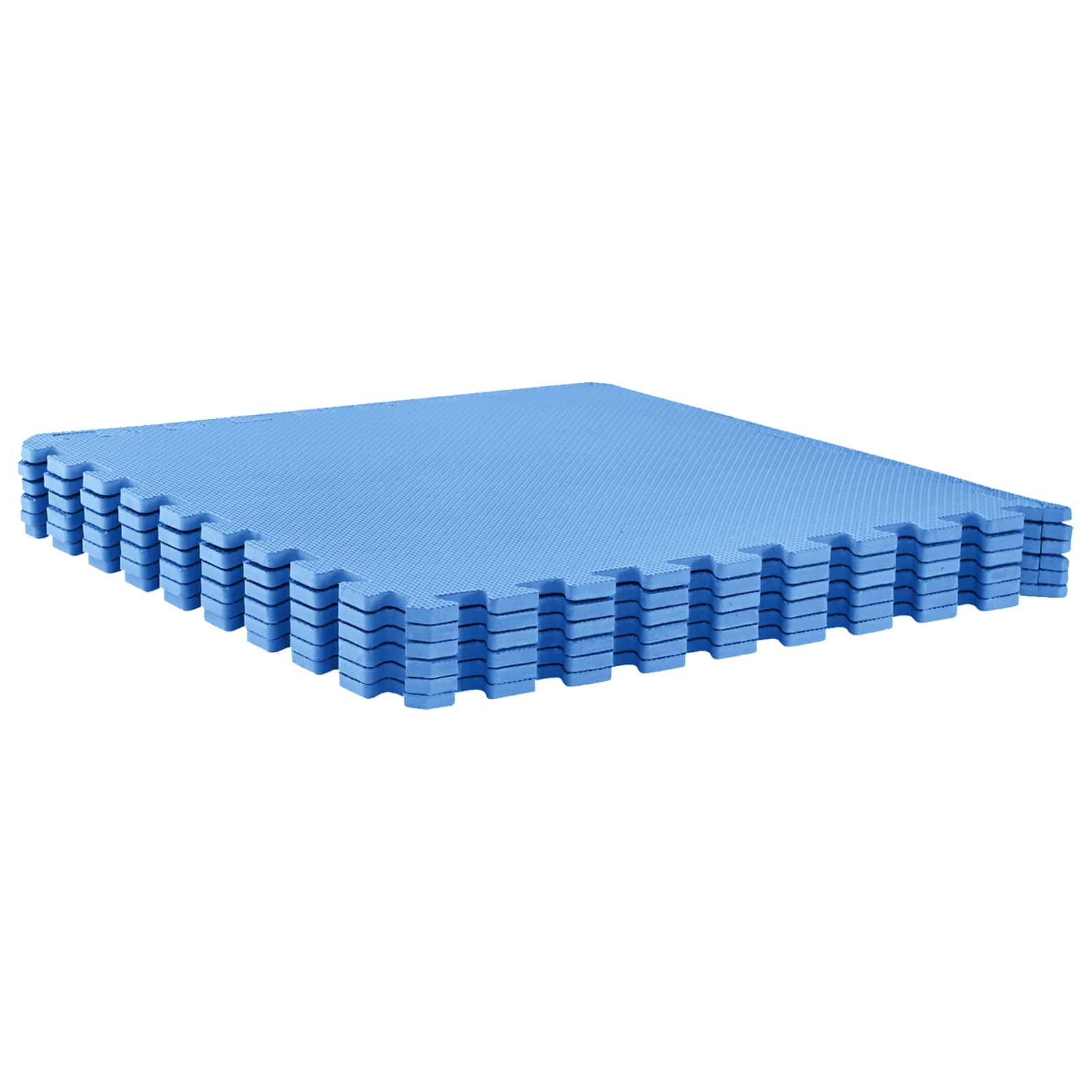 Tappetino per piscina 6 pz Blu 2,16 m² Schiuma EVA