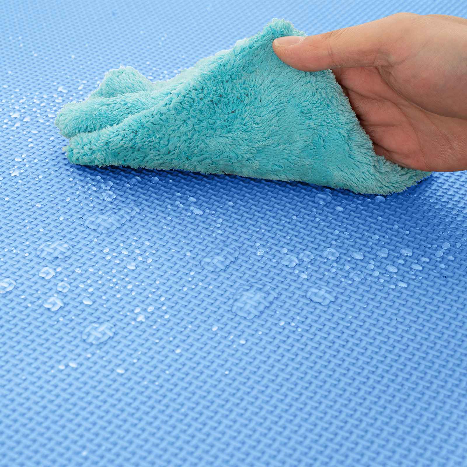 Tappetino per piscina 6 pz Blu 2,16 m² Schiuma EVA