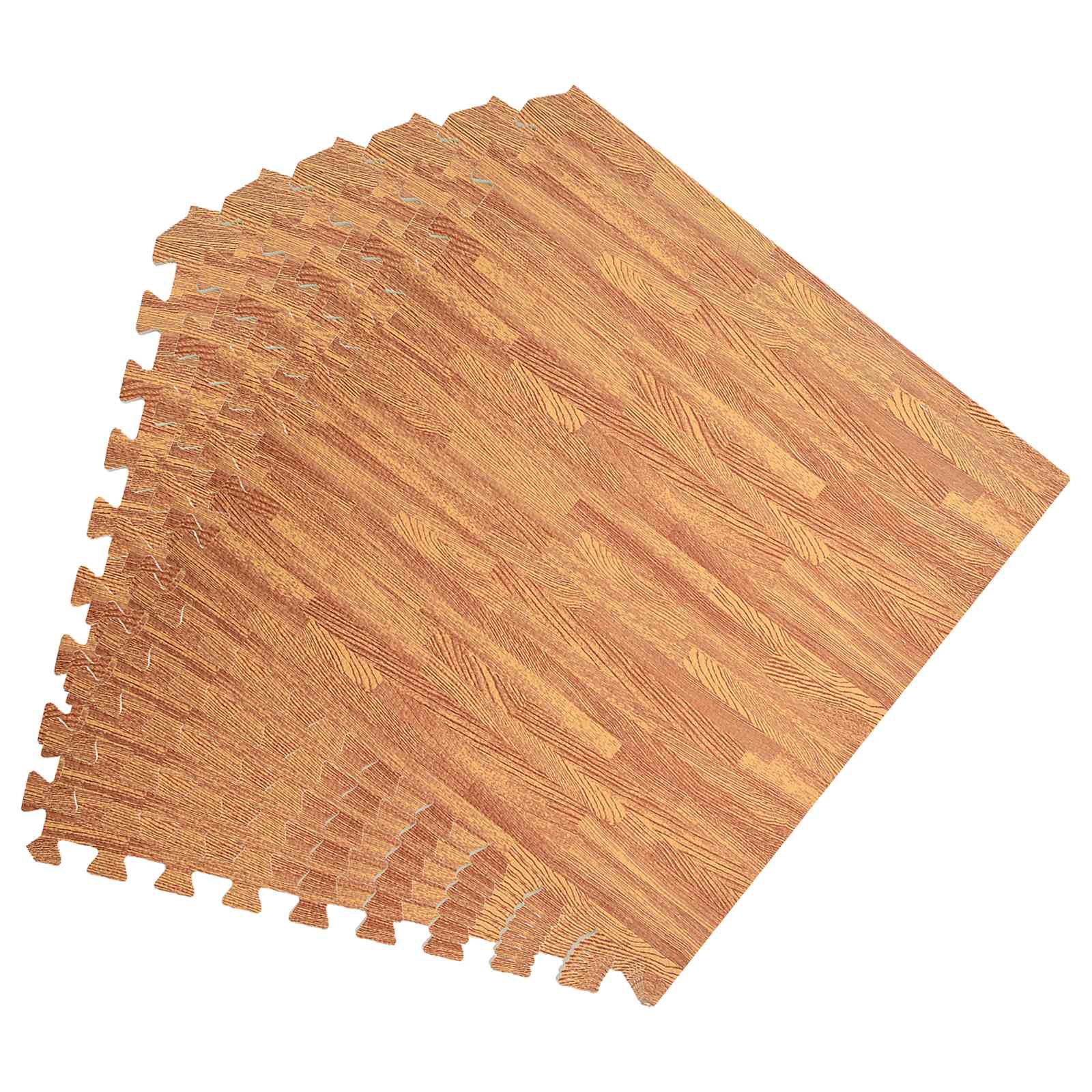 Tappetino per piscina 6 pz legno 2,16 m² Schiuma EVA