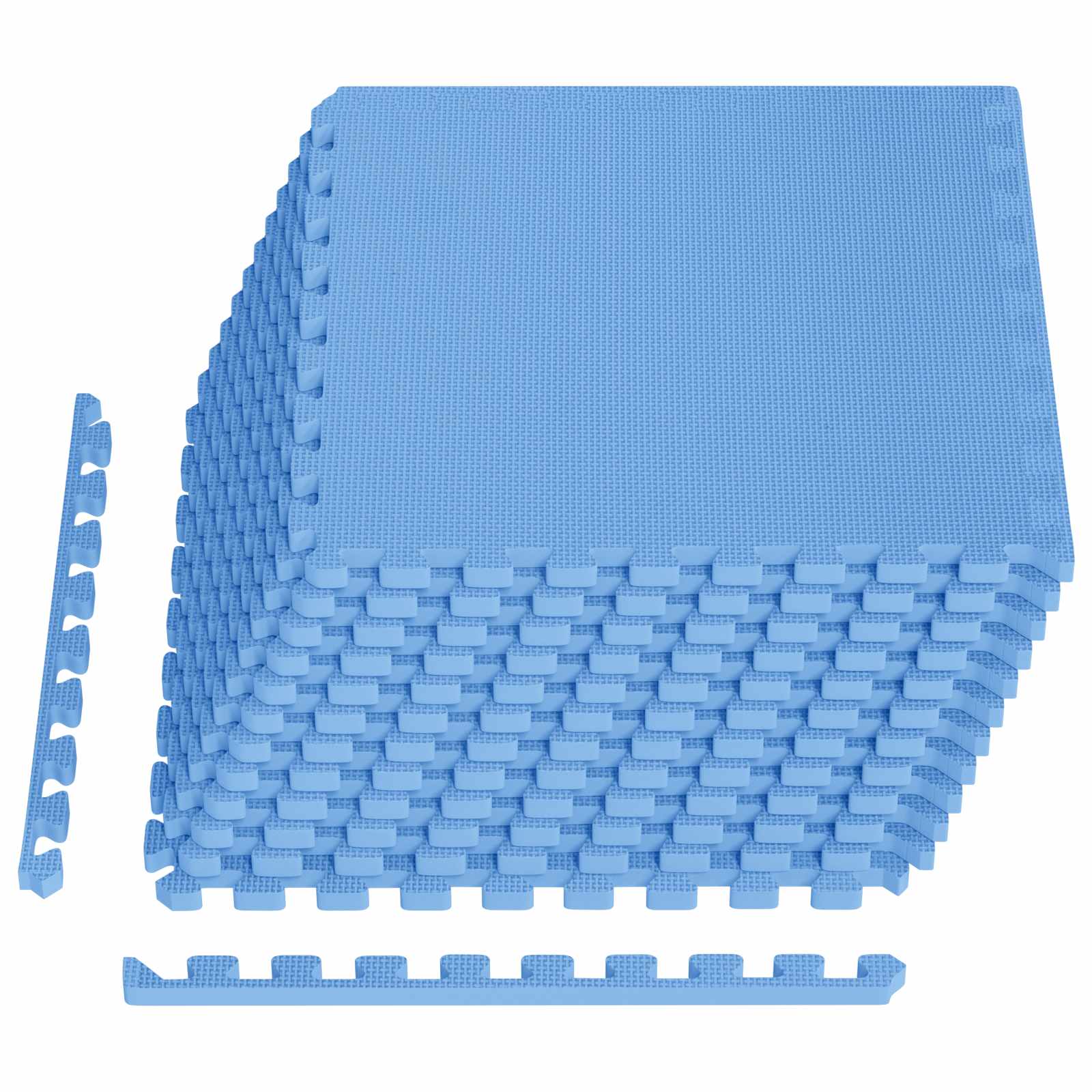 Tappetino per piscina 12 pz Blu 4,32 m² Schiuma EVA