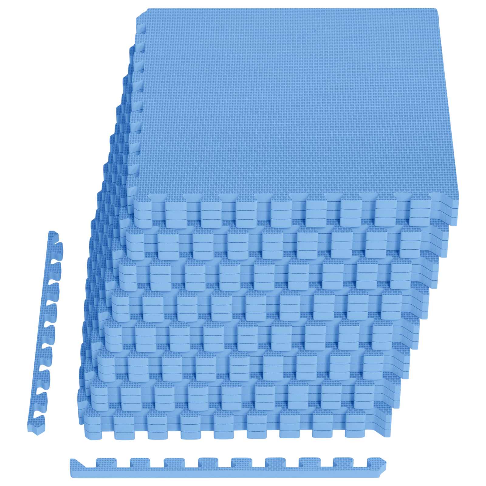 Tappetino per piscina 24 pz Blu 8,64 m² Schiuma EVA