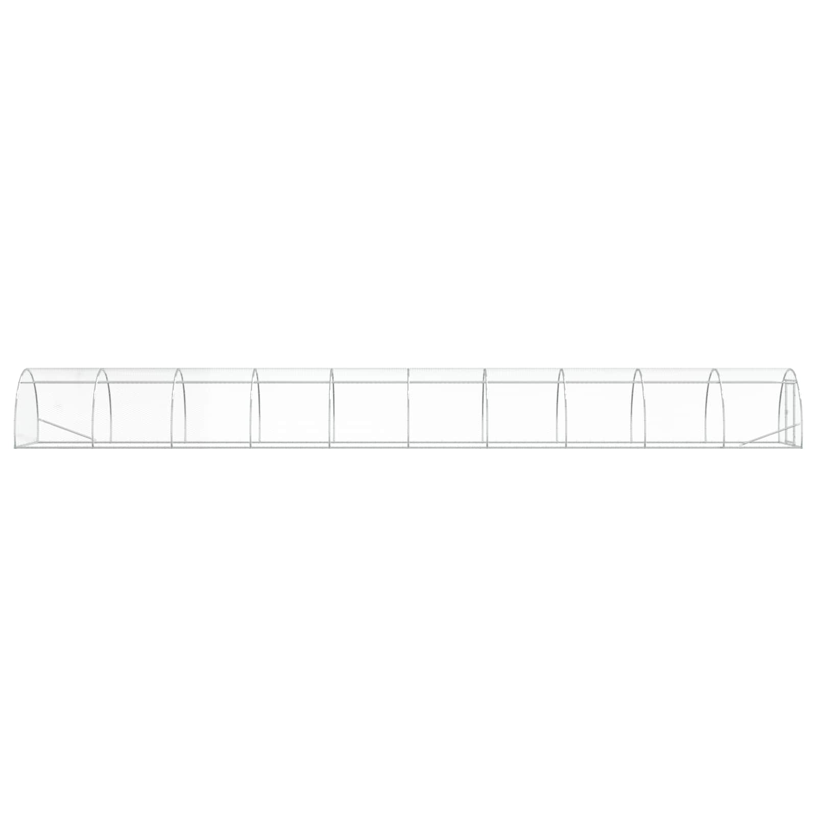Pollaio Argento 1000 x 150 x 100 cm Acciaio zincato
