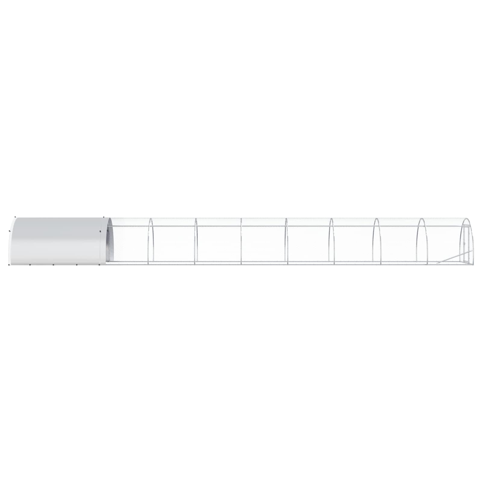 Pollaio Argento 1000 x 150 x 100 cm Acciaio zincato