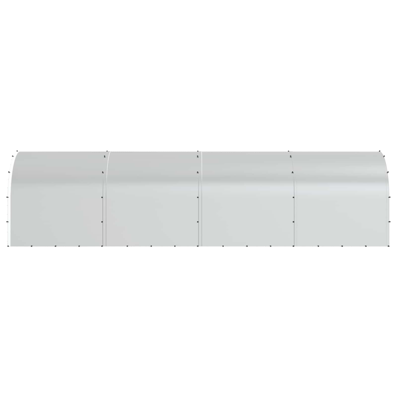 Pollaio Argento 800 x 200 x 200 cm Acciaio zincato