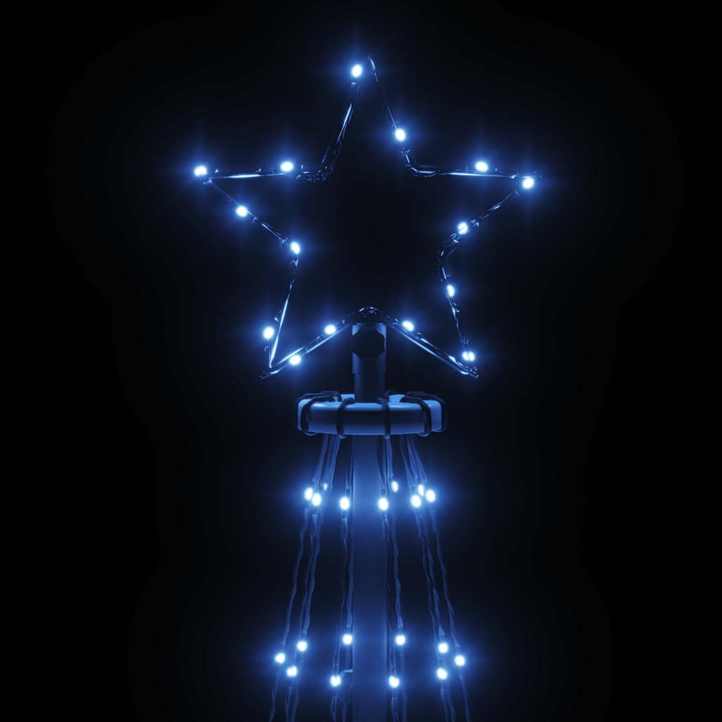 Albero di Natale a Cono Blu 310 LED 100x300 cm