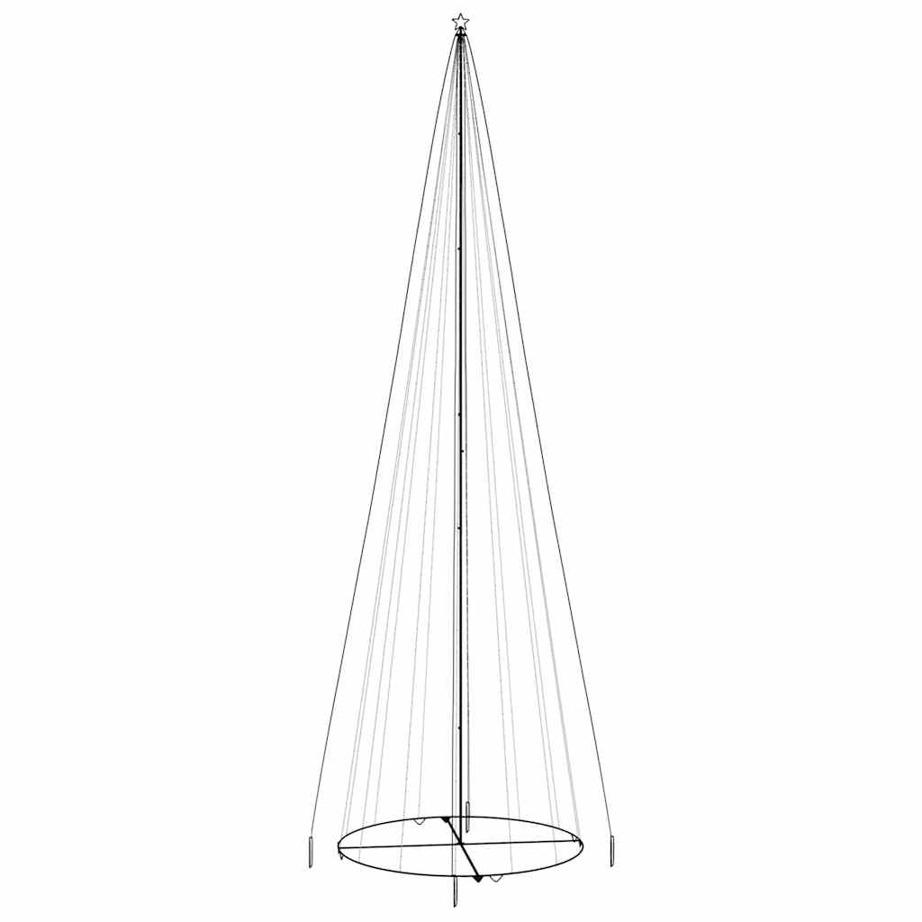 Albero di Natale a Cono Blu 1134 LED 230x800 cm