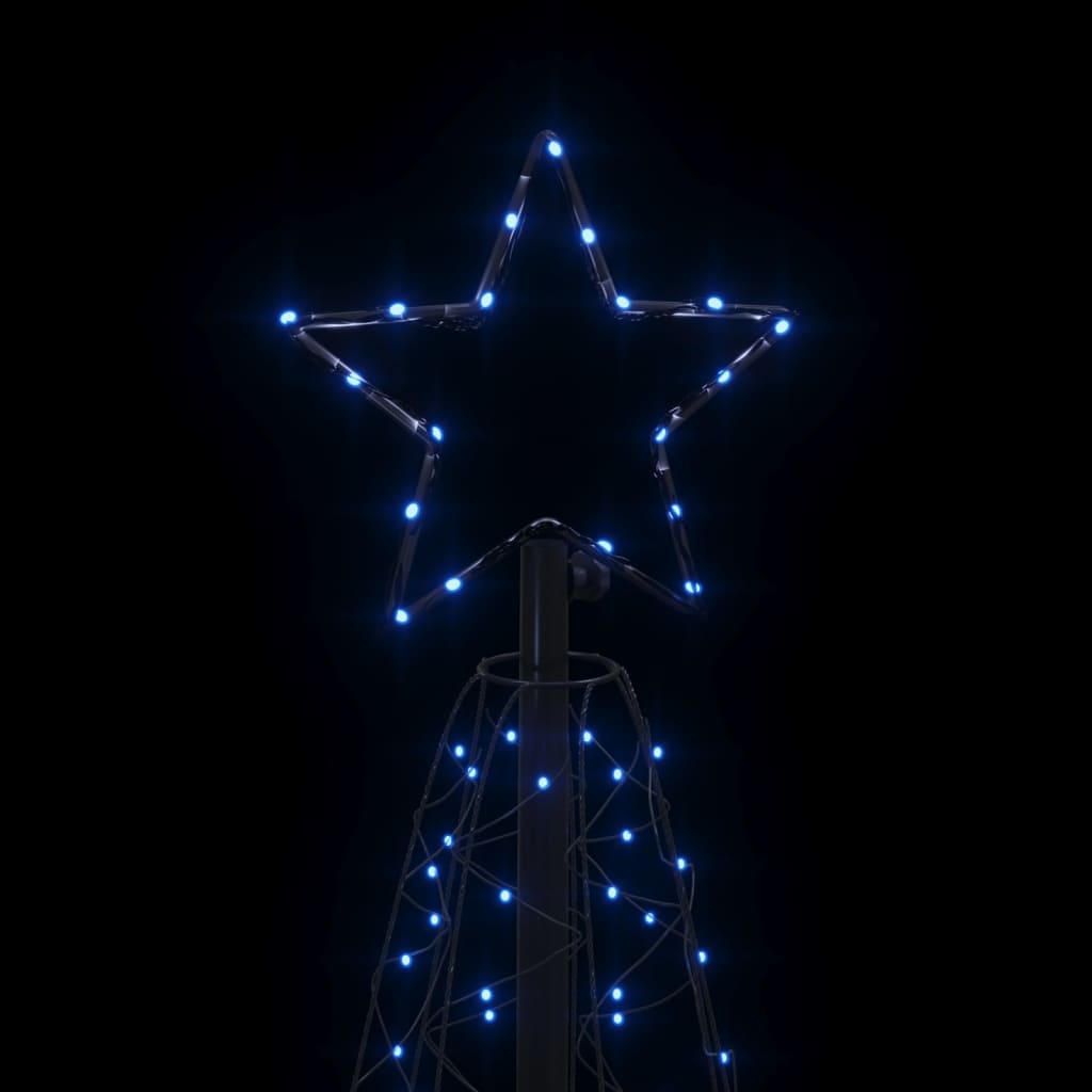 Albero di Natale a Cono Blu 200 LED 70x180 cm