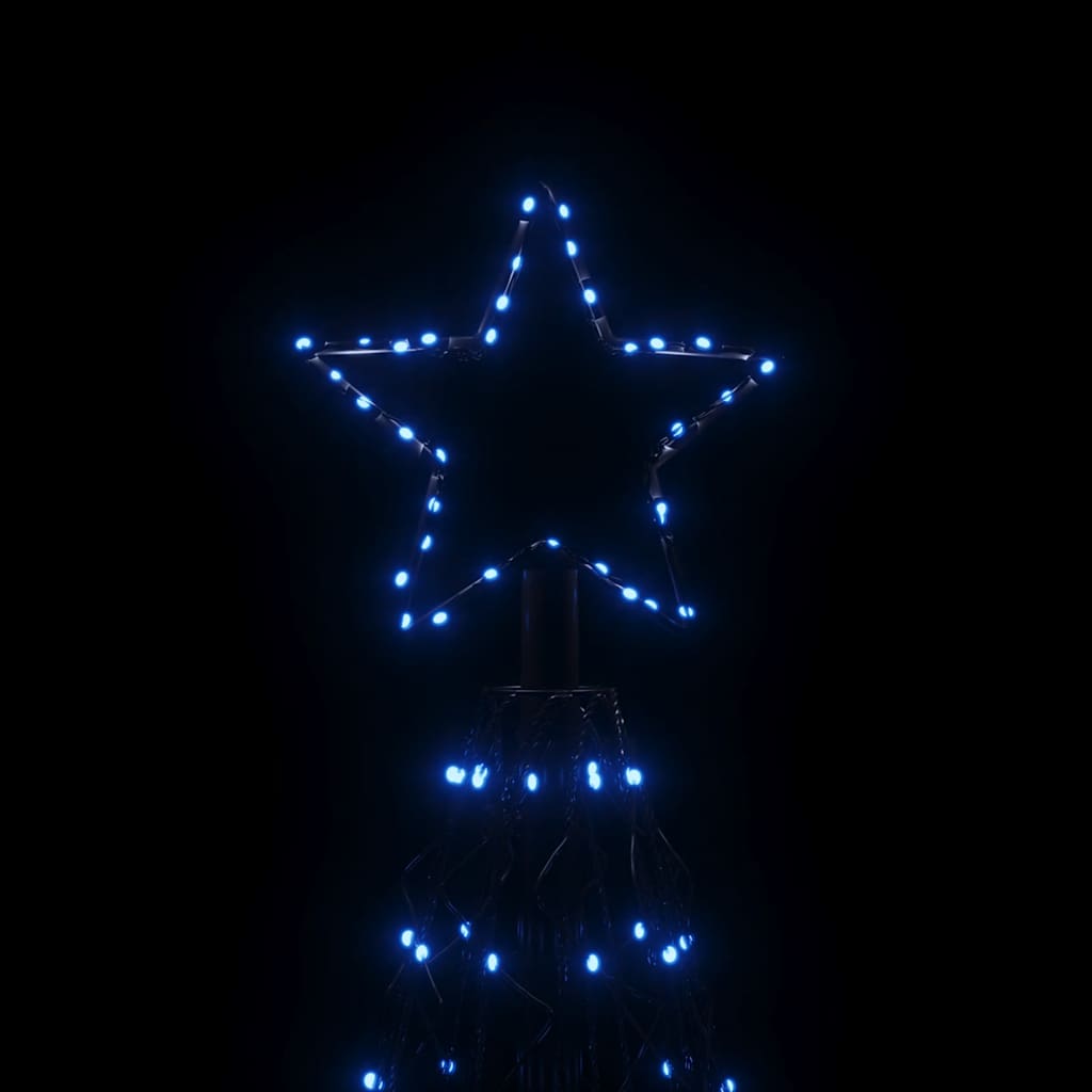 Albero di Natale a Cono Blu 1400 LED 160x500 cm