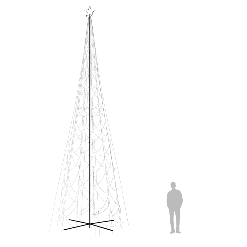 Albero di Natale a Cono Blu 3000 LED 230x800 cm