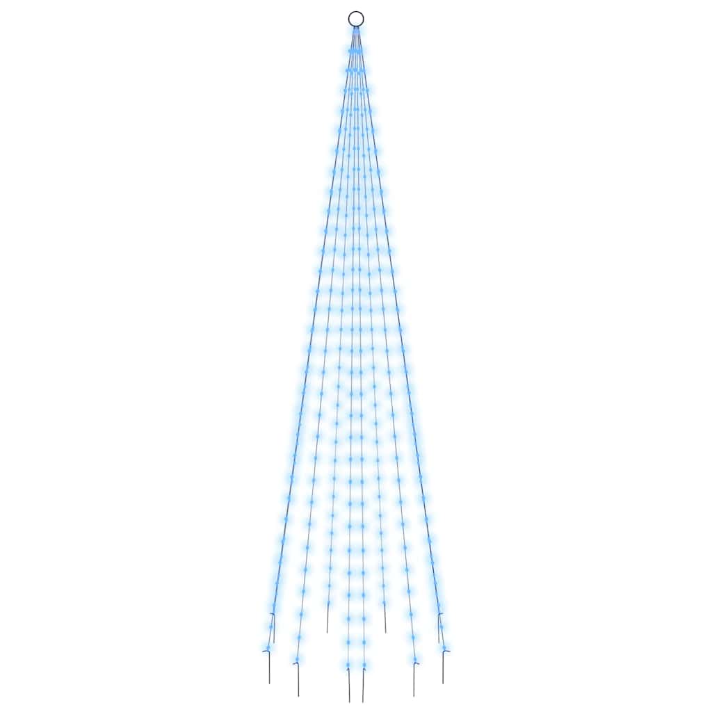 Albero di Natale Pennone Blu 310 LED 300 cm