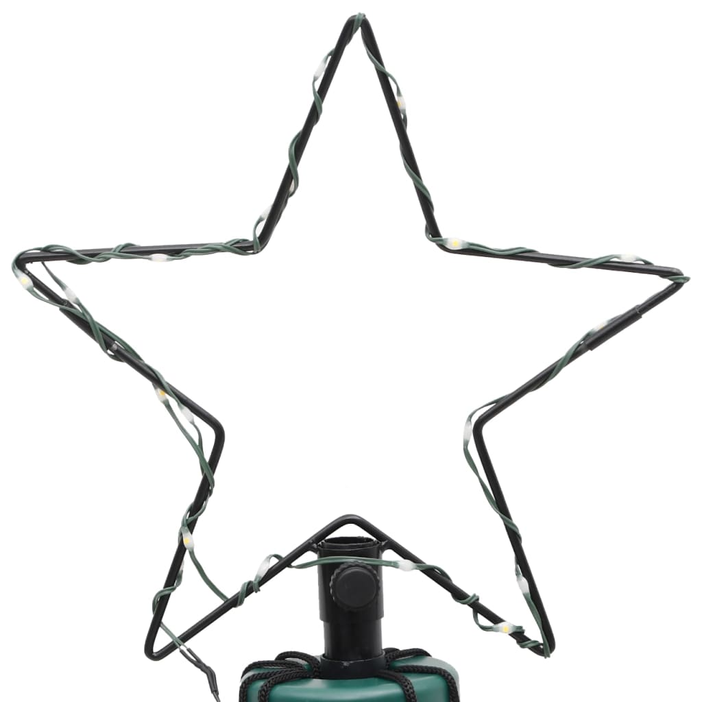 Albero di Natale con Puntale Bianco Caldo 310 LED 300 cm
