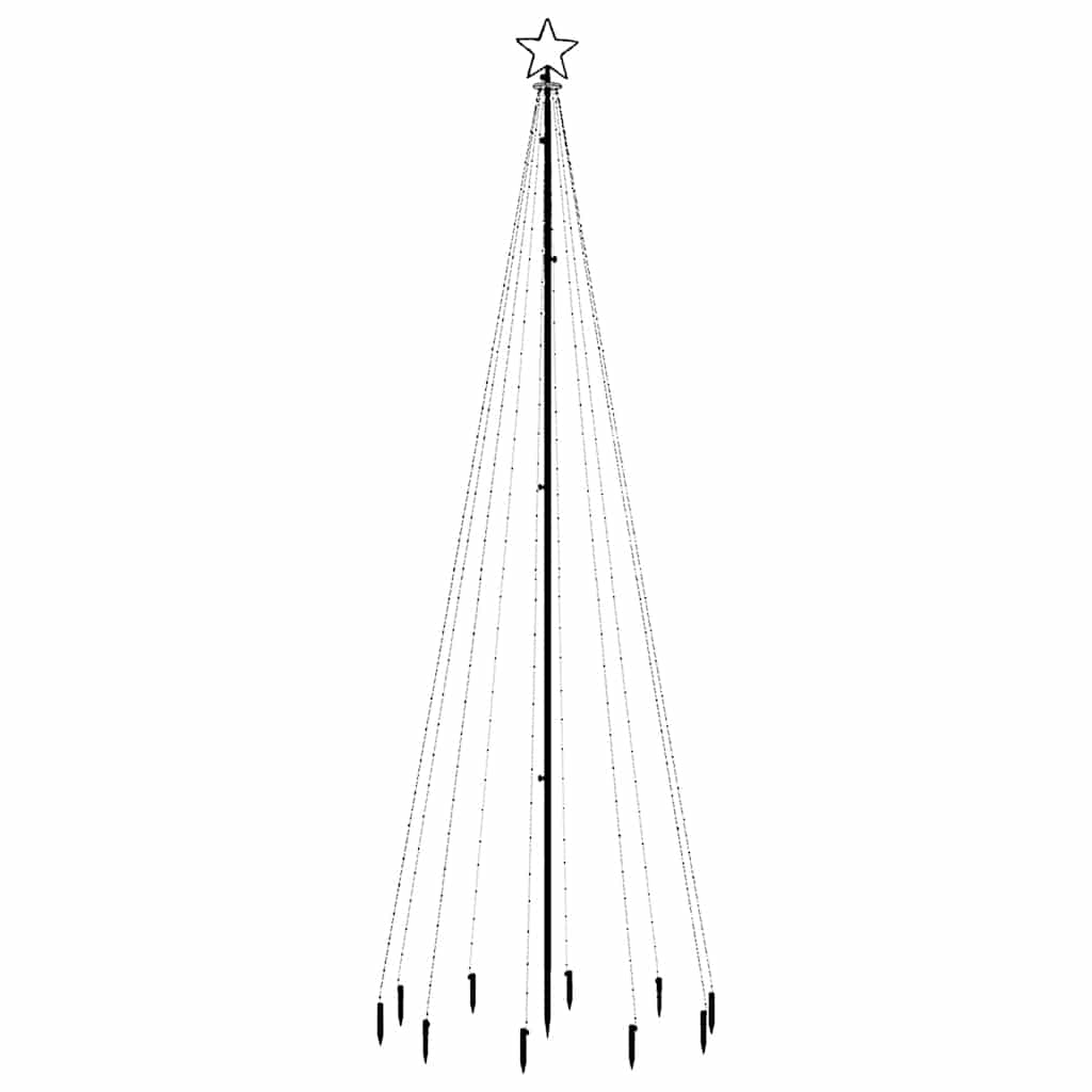 Albero di Natale con Puntale Colorato 310 LED 300 cm