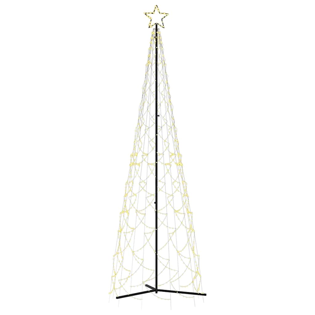 Albero di Natale a forma di cono luce Bianca Calda 500 LED 100x300 cm