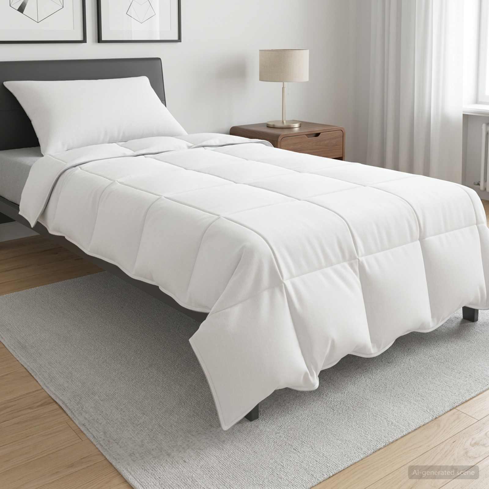 Set Piumone e Cuscino da Letto 2 pz 137 x 200 cm Estate 1080 g/pc