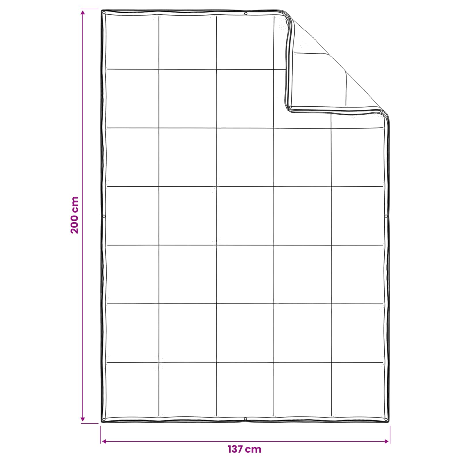 Set Piumone per Tutto l'Anno 2 pz 137 x 200 cm 150+250 gsm